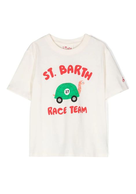 T-shirt con stampa SAINT BARTH | TSH0001 TSHIRT BOY00060F SPEEDY TURTLE SB 10